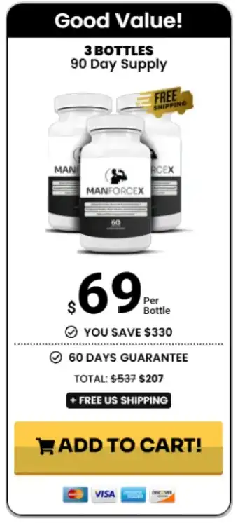 ManForceX order 1 bottle